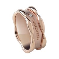 Anello Salvini Donna in Oro rosa Diamante 0.01 Ct 20075599-15 - 20075599-15